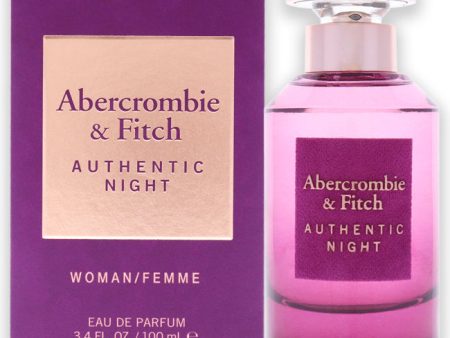 Abercrombie and Fitch Authentic Night by Abercrombie and Fitch for Women - 3.4 oz EDP Spray Sale