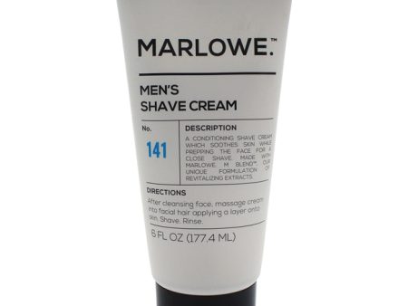 Marlowe No. 141 Mens Shave Cream by Marlowe for Men - 6 oz Shave Cream Online